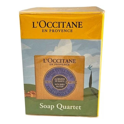 L'Occitane En Provence Trio Karité Verbena, Leche, Lavanda Jabón Extra Suave 3.5oz Foto 1 de 4