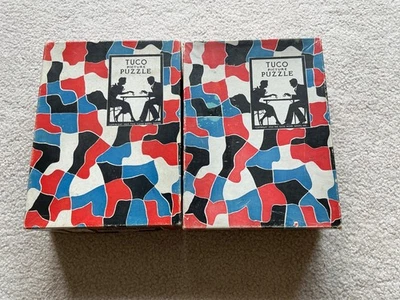 批量 2 件 1930 年代 Tuco 图片拼图 艺术装饰 原装盒,完整 — 第 1/4 张图片