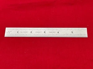 Starrett C303SR-6 Semi Flexible Steel Rule With Inch Graduations IN STOCK - Picture 1 of 3