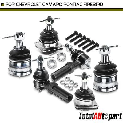 6x Tie Rod End Ball Joint for Chevrolet Camaro 1993-2001 Pontiac Firebird Front - Image 1 of 4