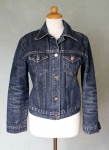 Uli Knecht  Jeansjacke Jacke blau dunkelblau cool lässig Denim Damen Größe 36 S  - Bild 1 von 2