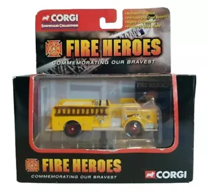 Corgi Fire Heroes 1960 Pumper Yellow CS90044 Showcase Co. New - Picture 1 of 9