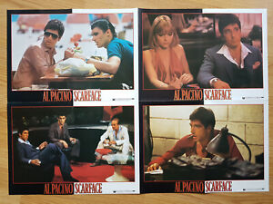 Al Pacino SCARFACE German jumbo lobby cards 1983  Brian De Palma - Oliver Stone