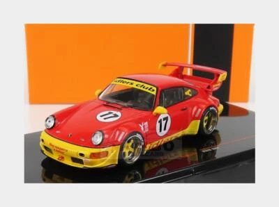 1:43 IXO Porsche 911 964 Rwb #17 Racing 1992 rojo amarillo MOC317 MMC Foto 1 de 2