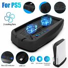 For Ps5 Uhd/De Vertical Stand+Cooling Fan+Controller Charging Station+Usb Hub Us