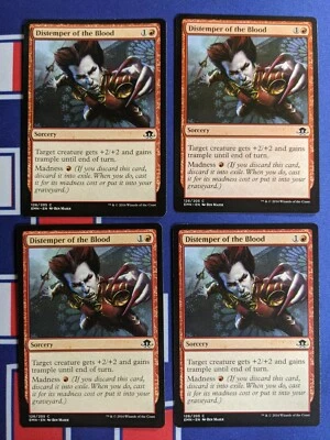 X4 Play Set MTG Distemper of the Blood Eldritch Moon 126/205 Common LP-NM 4x - Image 1 of 4