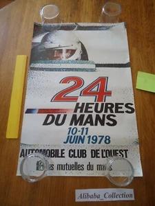 POSTER ORIGINAL ** 24 HEURES DU MANS 1978 ** AFFICHE ACO LE 24H A - Imagen 1 de 11