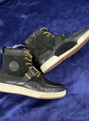 Polo Ralph Lauren Hombre Talla 8.5 Zapatilla Ranger Boot Negra 809855864002 Foto 1 de 4