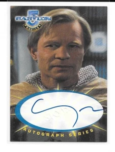 1999 Skybox Babylon 5 Profiles Michael York Arthur Ranger Signed AUTO A7 SP - Picture 1 of 1