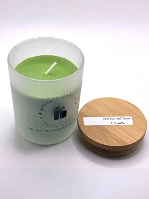 ​Aydens Candles - Pear and Thyme Citronella Scented Candle #246 - Image 1 of 4