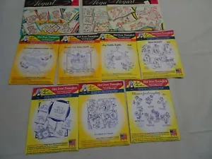 TÍA MARTHA'S & VOGUE Lote de 11 NUEVOS Paquetes de Transferencia de Hierro Caliente + 2 Bordados de Corte - Imagen 1 de 11