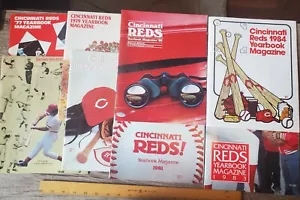 EIGHT (8) Cincinnati Reds yearbooks - BIG RED MACHINE ERA COMPLETE 1977-1984 - Picture 1 of 10