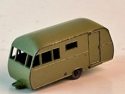 Matchbox Gray Wheel No. 23 Bluebird Dauphine Trailer, Metallic Green - Image 1 of 4