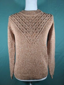 NWT SONOMA Stitch-Detail Cocoa Brown Sweatshirt XS Extra Small  - Picture 1 of 5