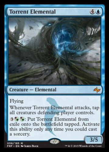 x1 Torrent Elemental  MTG Fate Reforged LP/NM Magic The Gathering CNY - Image 1 of 1