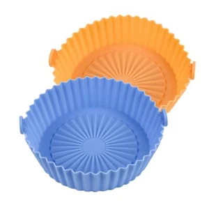Air Fryer Silicone Liners 2 QT,Small Air Fryer Liner 2 Pack, Reusable Air Fryer - Picture 1 of 7