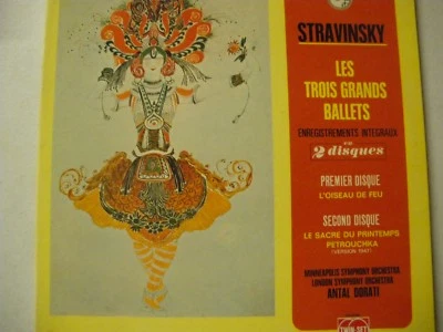 Antal Dorati  Stravinsky Les Trois Grans Ballets    2LP  France - Image 1 of 4