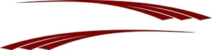(2) RV Trailer Truck Boat Accent Stripe Decals Graphics Custom Colors- ST08 - Picture 1 of 2