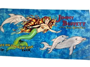 Jimmy Buffett 2022 Tour Concert Merch Life On The Flip Side Towel New 59”x29” - Picture 1 of 18