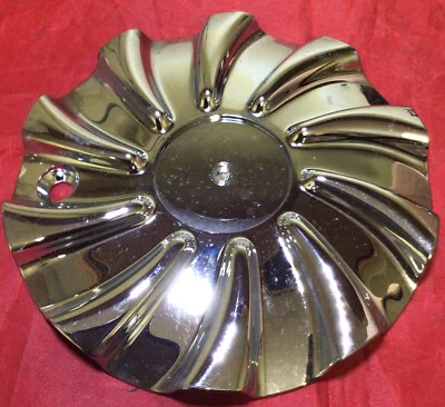 UNA TAPA CENTRAL CROMADA CONCEPT RUEDAS USADAS-171450 12364 Foto 1 de 2