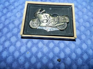 Metal Folding Pocket Knife Motorcycle Shaped Liner Lock In box (see Pictures) - Picture 1 of 6