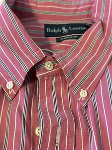 POLO RALPH LAUREN Para Hombre Mangas Largas Calce Clásico Camisa Talla 2XL Grande y Alta - Imagen 1 de 9