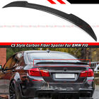 FOR 2011-2016 BMW F10 528i 535i 535d 550i M5 CS Style Carbon Fiber Trunk Spoiler