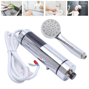 NUOVO Scaldabagno Elettrico Riscaldamento Immediato Bagno Scaldabagno 5500W - Foto 1 di 24