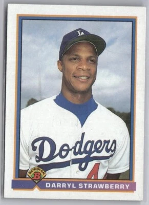 1991 Bowman Darryl Strawberry #609 Baseball Card - Image 1 of 2