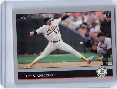 1992 Leaf Jose Canseco #267 - Image 1 of 2