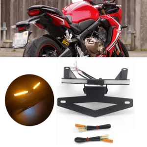 Tail Tidy Fender Eliminator Amber LED Signal Lamp For Honda CBR650R CB650R 19-20 - Picture 1 of 11