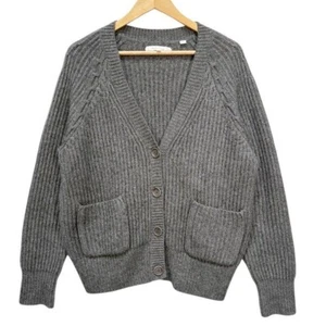 Chinti & Parker Womens Chunky Knit Wool Cashmere Oversized Cardigan Size US 10 - Picture 1 of 8