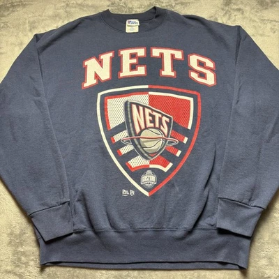 Sudadera De Colección Brooklyn Nets Para Hombres 2XL Azul Jugador Profesional Baloncesto NBA Algodón Foto 1 de 4