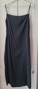 Whistles Black Maxi Slip Dress. Size 12. - Picture 1 of 1