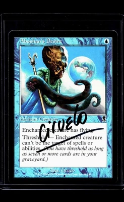 MTG Magic the Gathering Odyssey Artist Signed Auto Autograph #59 Aboshans Desire - Image 1 of 2