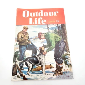 Vintage Outdoor Life February 1948 Hunting Fishing Outdoors Dogs Guns - Imagen 1 de 15