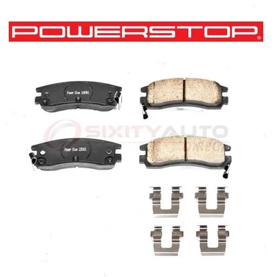 PowerStop Rear Disc Brake Pad & Hardware Kit for 1995-2003 Oldsmobile Aurora nj Foto 1 de 4