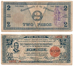 1942 Philippine Province of Negros Occidental 2P S647A Azucarera De La Carlota - Picture 1 of 6