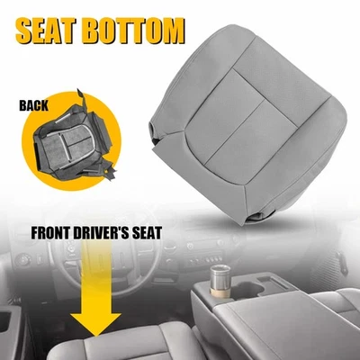 Cubierta de asiento inferior gris para conductor EPU personalizada para Ford F250 F350 F450 F550 2011-2016 Foto 1 de 4