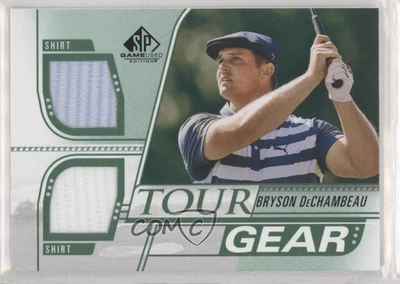 2021 SP Game Used Tour Gear Bryson DeChambeau #TG-BD Rookie Dual Relic RC - Image 1 of 3