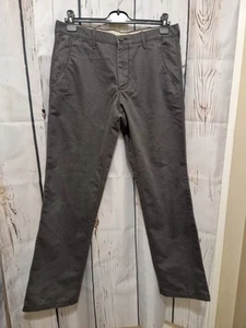 Haggar Life Khaki Slim Fit Chino Trousers Size 33/30 - Picture 1 of 7