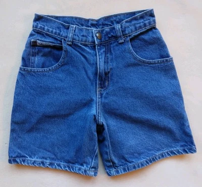 Pantalones cortos de jean Guess para niñas talla 7 Y todo algodón azul Foto 1 de 4