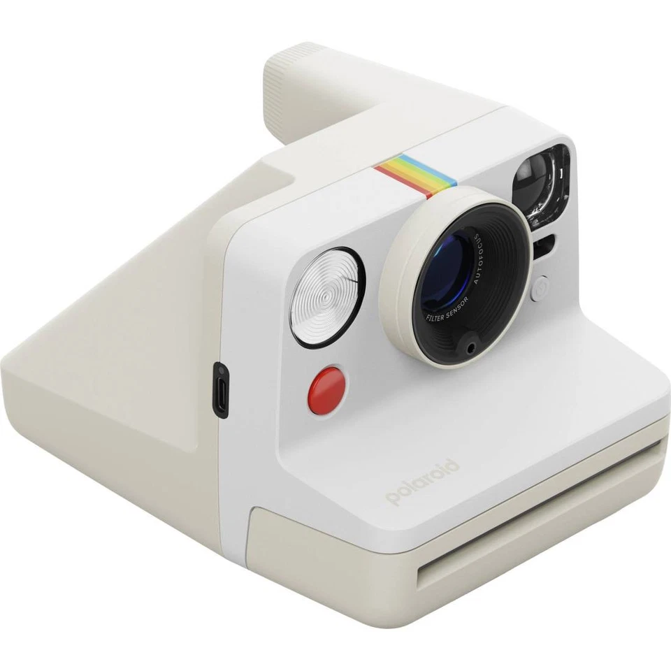Polaroid Now Generation 3 Typ Instant kamera (Pebble White) - Bild 1 von 1