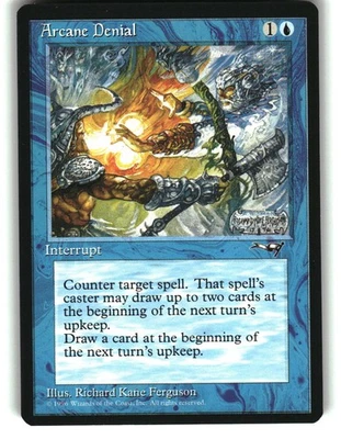 Magic the Gathering - Alliances Arcane Denial (Axe) 33 Common 1996 - Image 1 of 2