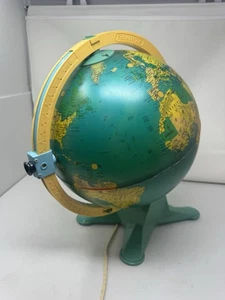 VINTAGE 1988 FISHER-PRICE LIGHT UP DISCOVERY WORLD GLOBO CON MIRINO - Foto 1 di 13