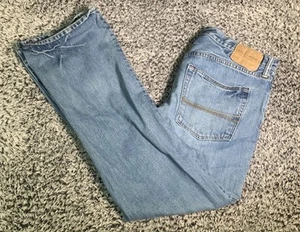 Abercrombie Fitch Jeans Mens 34X34 Blue Denim Straight Y2K - Picture 1 of 5