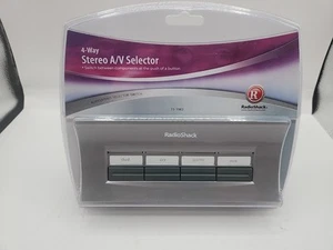 RadioShack 4-Way Stereo A/V Selector Switch 150-1983 New Old Stock NOS - Picture 1 of 4