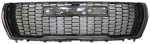 Fit For 21-on GMC Yukon 5th SUV Front Bumper Grille Grill Glossy Black D Style - Picture 1 of 1
