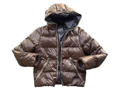 Duvetica Goose Nuevo Plumón Puffer Chaqueta Hombre Talla IT44 Marrón Foto 1 de 4