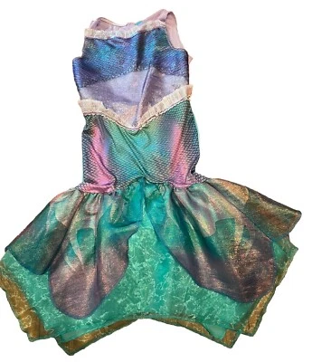 Ariel Little Mermaid Costume Girls Sz M 7/8 Halloween Play Party Dress Up - Image 1 of 4